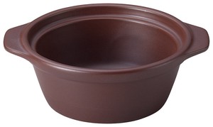 [美濃焼]耐熱鍋 24cm鍋（身）（鉄赤）[食器 日本製]