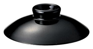 [美濃焼]耐熱鍋 15cm切立ボール（フタ）（黒つや）[食器 日本製]