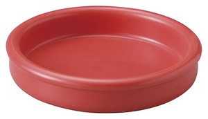 Mino ware Small Plate Red 13cm Made in Japan