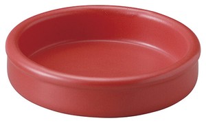 Mino ware Main Plate Red 19cm Made in Japan