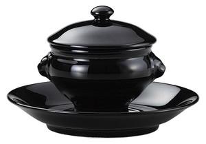 美浓烧 小钵碗 黑色 餐具 小鸟 日本制造