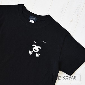 Unisex Print T-shirt Sloth Black Short Sleeve T-shirt Men's Ladies