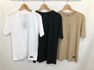 【2020春夏商品】リンクスジャガードボタニカル柄半袖Tシャツ