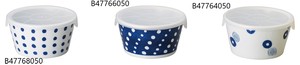 Hasami ware Side Dish Bowl Porcelain Indigo L size Made in Japan
