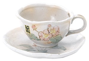 Mino ware Cup & Saucer Set Pottery Made in Japan