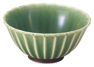 美浓烧 小钵碗 餐具 绿色 10.5cm 日本制造