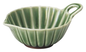 美浓烧 小钵碗 餐具 绿色 10cm 日本制造