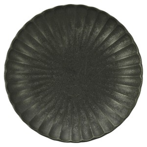 [美濃焼] かすみ 黒 16.5cm丸皿 [食器 日本製]