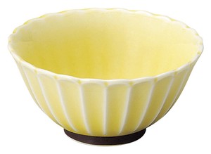 美浓烧 小钵碗 餐具 黄色 10.5cm 日本制造