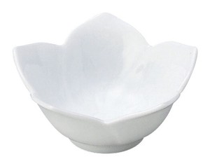 Mino ware Side Dish Bowl White Small Balloon Flower Made in Japan
