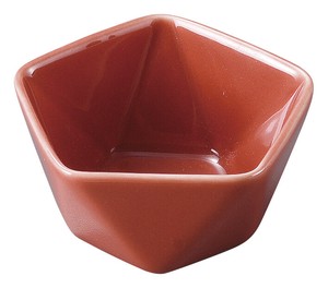Mino ware Side Dish Bowl Red Made in Japan