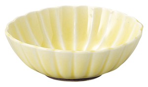 美浓烧 小钵碗 小碗 餐具 黄色 11.5cm 日本制造