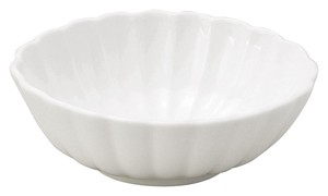 [美濃焼] 小鉢 かすみ 白 11.5cm楕円小鉢 [食器 日本製]