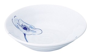Mino ware Side Dish Bowl Poppy Blue Ripple Made in Japan