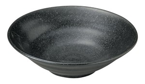 [美濃焼] 黒洋 ﾘｯﾌﾟﾙ4.5鉢 [食器 日本製]