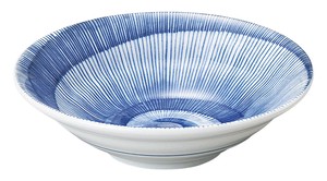 [美濃焼] 藍日傘 ﾘｯﾌﾟﾙ4.5鉢 [食器 日本製]