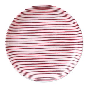 Mino ware Small Plate Red 15cm Made in Japan