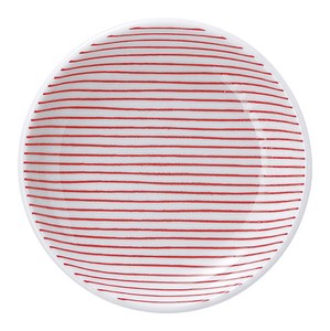 Mino ware Small Plate Red 10cm Made in Japan