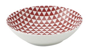 Mino ware Side Dish Bowl Red 13.5cm Made in Japan