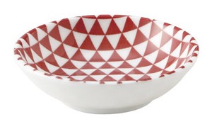 Mino ware Side Dish Bowl Red 9.5cm Made in Japan