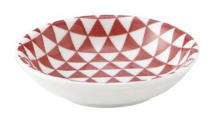 Mino ware Side Dish Bowl Red M Made in Japan