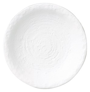 [美濃焼] ねｰじゅ 白ﾏｯﾄ 石目7.0皿 [食器 日本製]