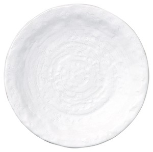 [美濃焼] ねｰじゅ 白ﾏｯﾄ 石目5.0皿 [食器 日本製]
