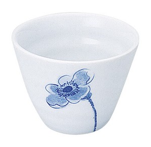 Mino ware Cup/Tumbler Poppy Mini Blue Ripple Made in Japan