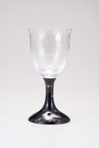 Wine Glass black Made in Japan