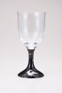 Wine Glass black Made in Japan