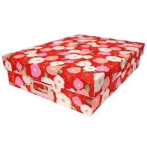 Book Box Floral Pattern Red Series