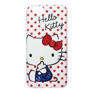 キティ iPhone6【お座りドット】 iP6-KT07