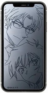 名探偵コナン iP11/XR 強化ガラス【沖矢&世良】 i33BMCG02