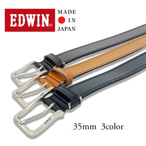 EDWIN　35mm幅　ダブルステッチベルト　日本製