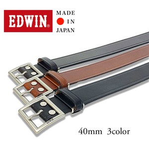 EDWIN　40mm幅　ギャリソンバックルベルト　日本製