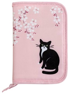 【ネコ/CAT(猫)】お薬手帳ケース ネコ 桜