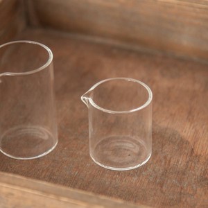 ガラスミニポット 太・低 (高さ:4.5cm)【ガラス】[中国製/洋食器]