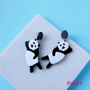 Pierced Earringss Panda