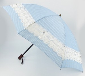 UV Umbrella Stripe Foldable Chemical Lace
