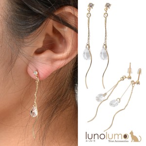 Pierced Earringss Ladies' Crystal
