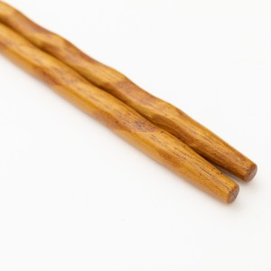 彫刻栗木箸　栗の木　日本製