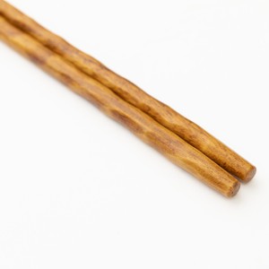 極細彫刻先角栗木箸／栗の木　日本製