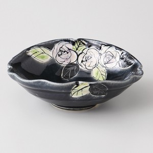 Gift rose Twist bowl Plates Mino Ware Made in Japan