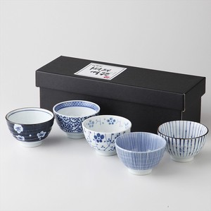 Gift Indigo-Dyed Sencha Plates Mino Ware Made in Japan