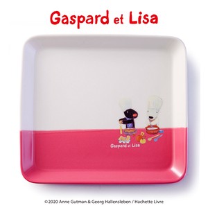 リサ&ガスパール トーストプレート クッキング 【日本製】 ◇BOX入◇ キャラクター/美濃焼