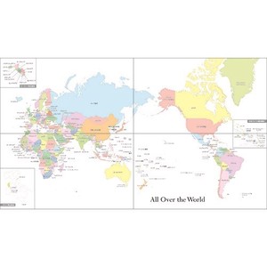 Map Sticker World Map