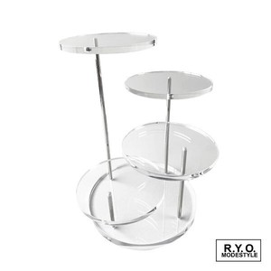 Acrylic Ring Stand Acrylic 4 Steps Size L