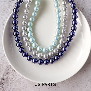 Accessory Beads Made in Japan 20 Color Pearl Beads 10mm Silver Mint Royal blue