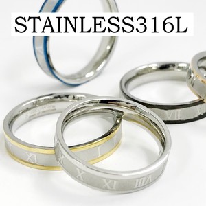 【ステンレス316L】サージカルリング | ステンレスリング | 指輪 | ring  SGR-16045