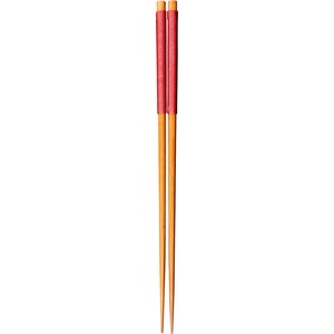 糸巻き菜箸　赤　32cm